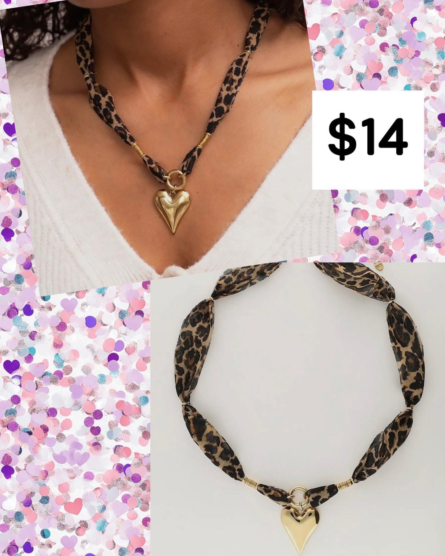 Scarf necklace