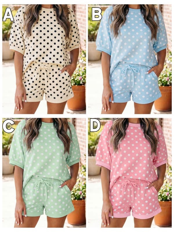 Polka dot set