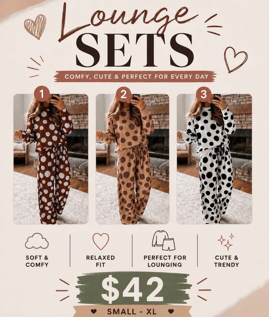 Polka dot set