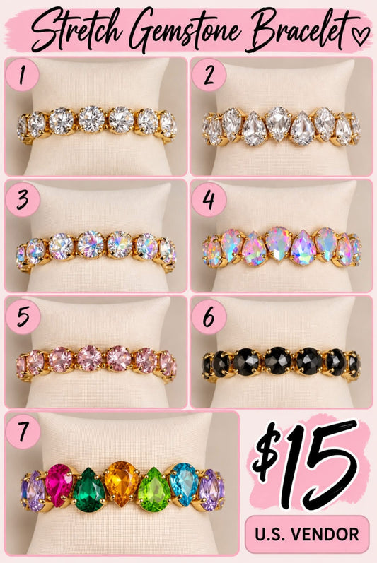 Gemstone bracelet