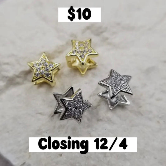 Star earrings